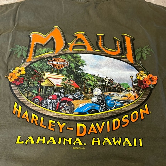 2X Harley Maui, Lahaina shirt 2007 - Picture 4 of 4